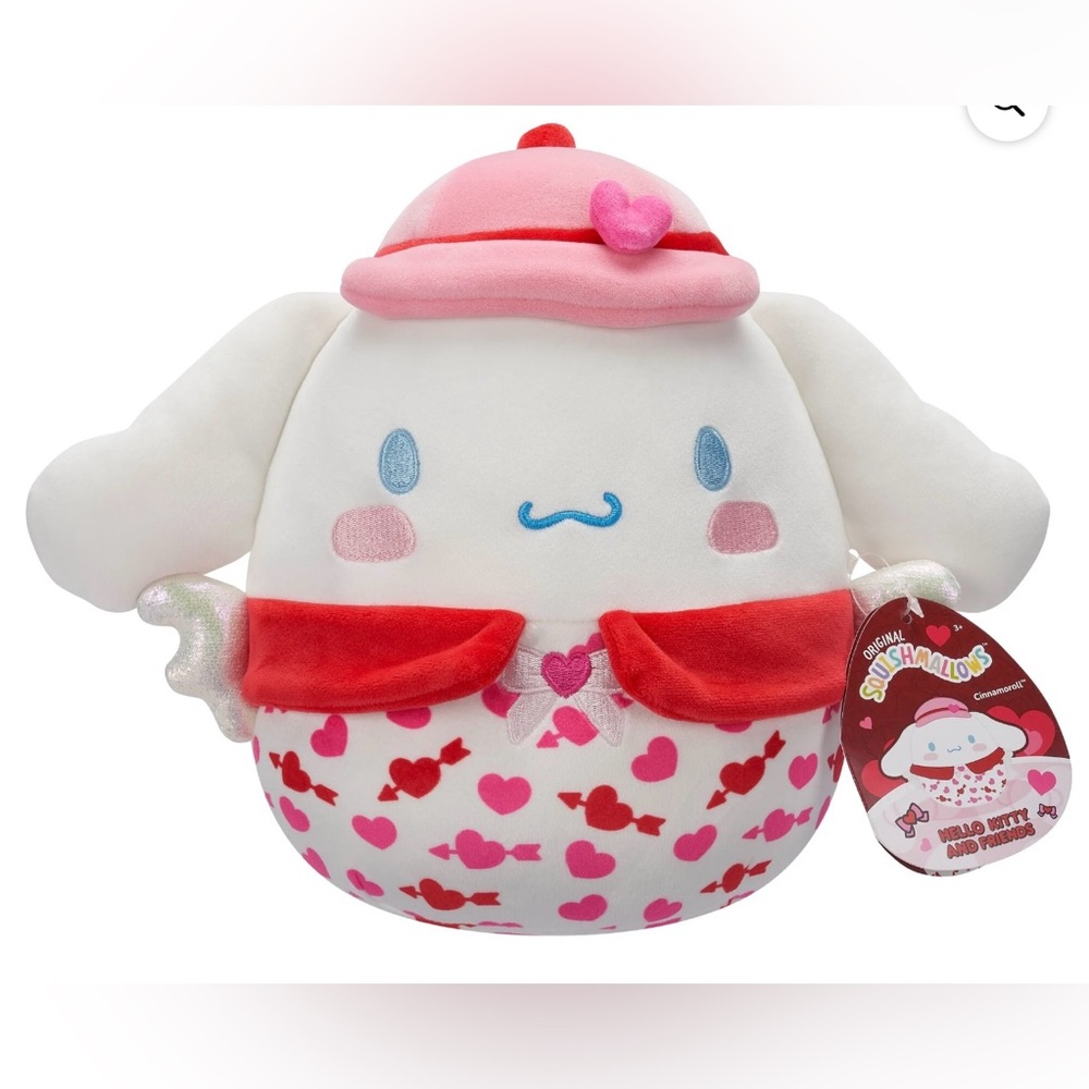 Squishmallows 8” Valentine’s Day Cinnamoroll Plush Toy #1